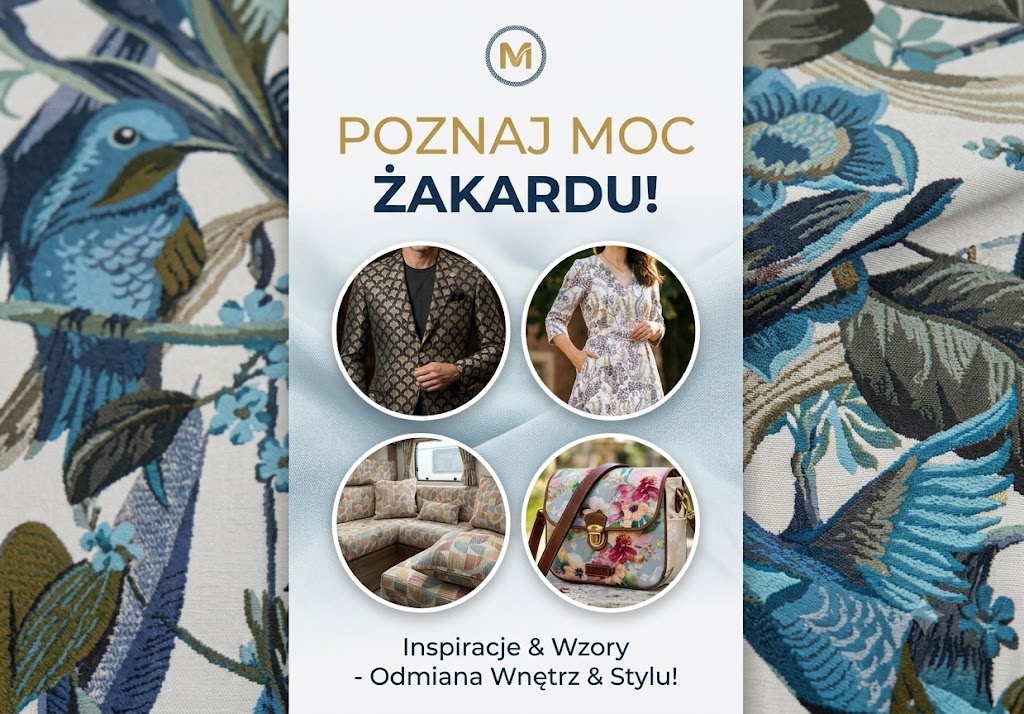 Co to jest żakard i jak wykorzystać go we wnętrzach? Przewodnik po unikatowych tkaninach obiciowych