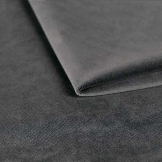 Tkanina tapicerska  Welur RIVI 95 ciemny szary