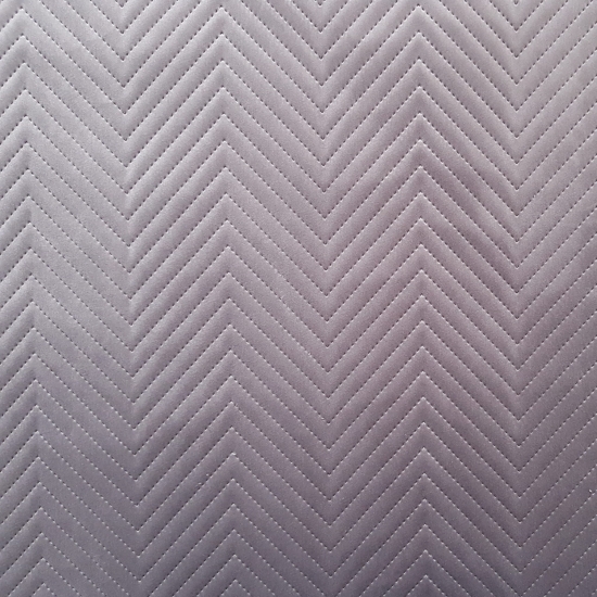 Tkanina tapicerska Welur pikowany zygzak szary 91