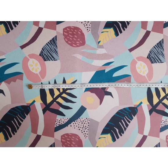 Tkanina tapicerska wzory Welur Papaja 63