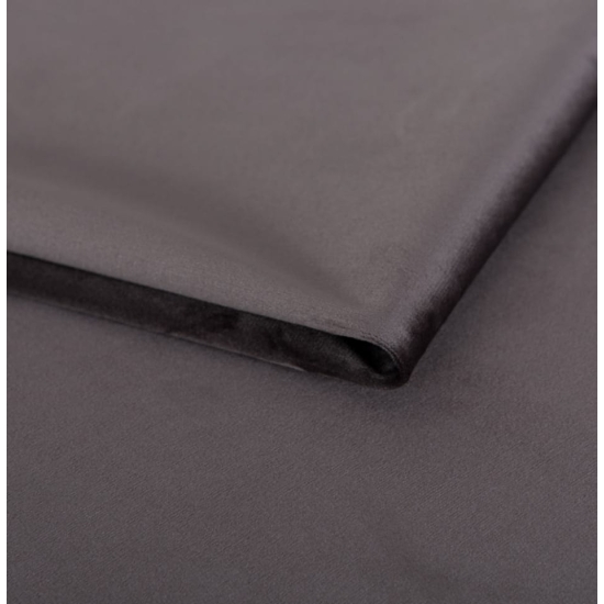 Tkanina tapicerska Welur francuski French Velvet 684 ciemny szary