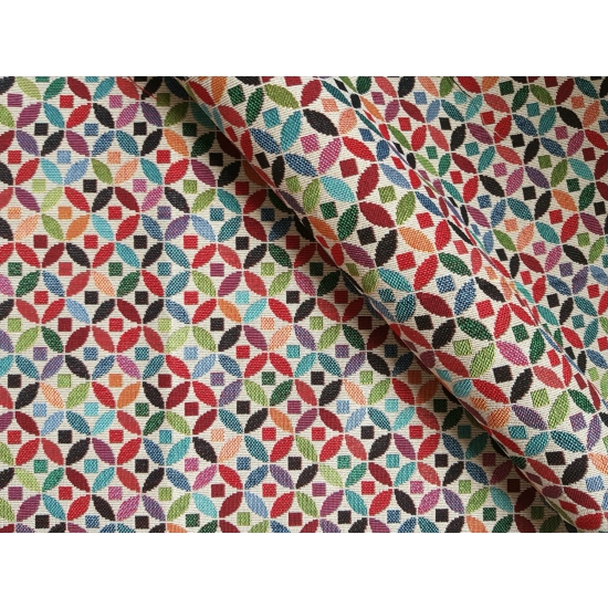 Tkanina tapicerska wzorzysta żakard Tokio