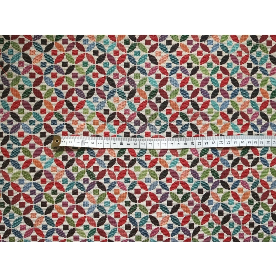 Tkanina tapicerska wzorzysta żakard Tokio