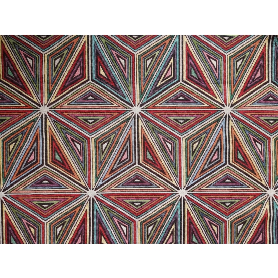 Tkanina tapicerska wzorzysta żakard Malawi