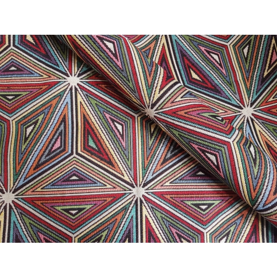 Tkanina tapicerska wzorzysta żakard Malawi