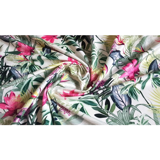 Tkanina tapicerska wzory Welur Liście klonu