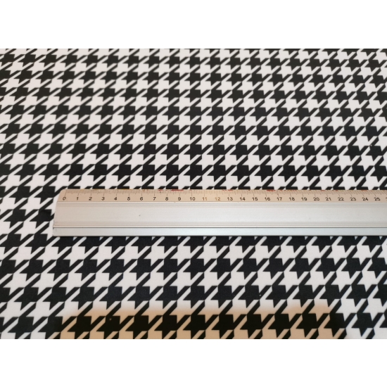 Tkanina tapicerska wzory Welur Pepitka mała