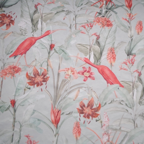 Tkanina tapicerska wzory Welur Egzotyka