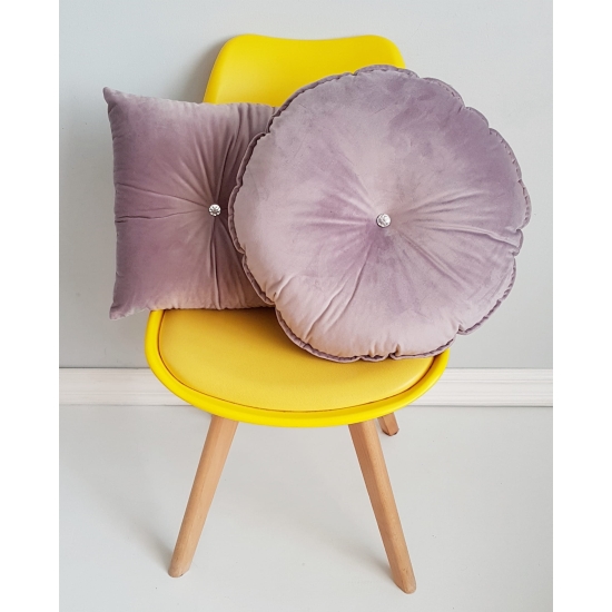 Tkanina tapicerska Welur RIVI 62 zgaszony róż lila