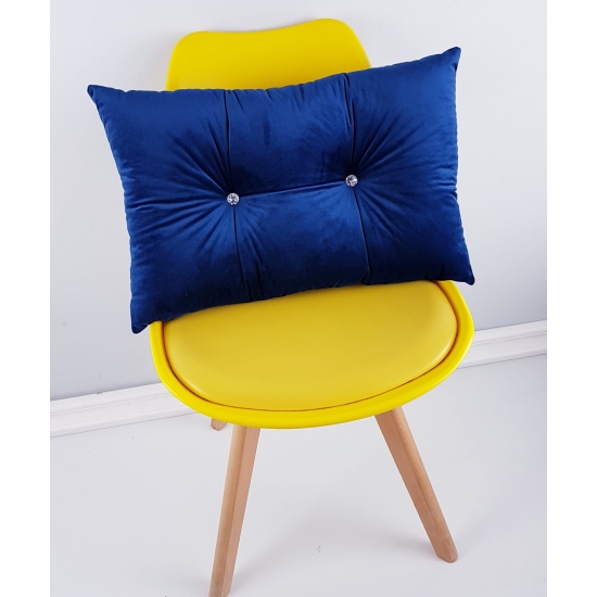 Tkanina tapicerska  Welur RIVI 81 granatowy