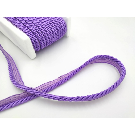 Sznur ozdobny tapicerski z wypustką 7 mm fioletowy