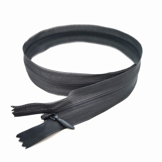 Zamek kryty suwak 40 cm szary