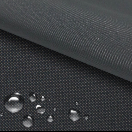 Tkanina tapicerska wodoodporna kodura ciemnoszara