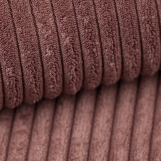 Tkanina tapicerska sztruks obiciowy brudny różowy