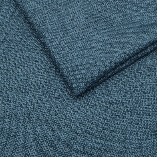 Tkanina tapicerska strukturalna plecionka Luis turkusowy