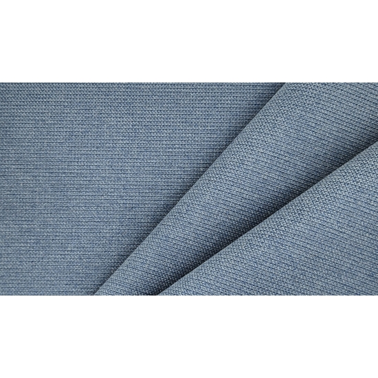 Tkanina tapicerska strukturalna plecionka Point błękitna