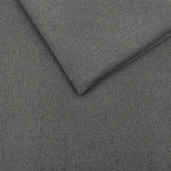 Tkanina tapicerska strukturalna plecionka Point ciemnoszara
