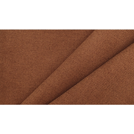 Tkanina tapicerska strukturalna plecionka Point ceglasta