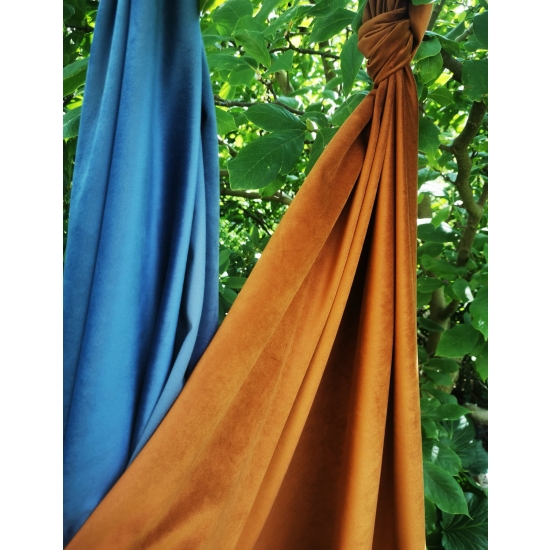 Tkanina tapicerska Welur RIVI 56 camelowy