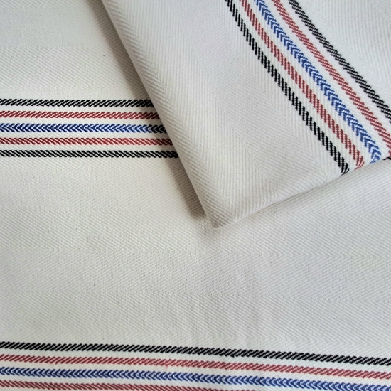 Tkanina tapicerska wzorzysta żakard Marynarskie pasy