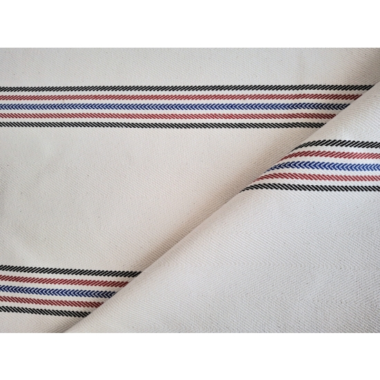 Tkanina tapicerska wzorzysta żakard Marynarskie pasy